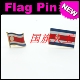 哥斯达黎加 Rica 国旗徽章 商务会展 金属胸针 Costa FLAG PIN