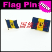 FLAG 商务会展 PIN 金属胸针 Barbados 巴巴多斯 国旗徽章