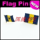 FLAG 商务会展 PIN 金属胸针 Barbados 巴巴多斯 国旗徽章