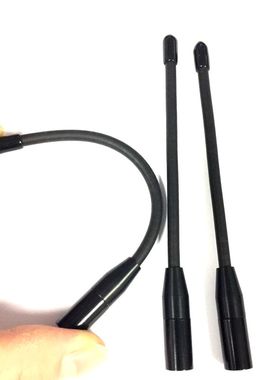 1.2G 4db软鞭天线SMA公头内螺内针1.3G1.4G 2.4G黑色WIFI路由器用