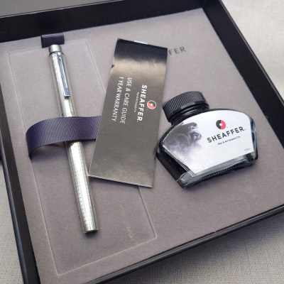 原版美国犀飞利纯银钢笔14K礼盒