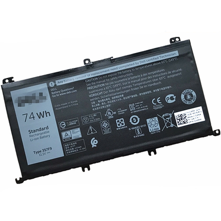 戴尔7557 7559 7567 7566 p57f笔记本p65f电池357f9 7000电脑