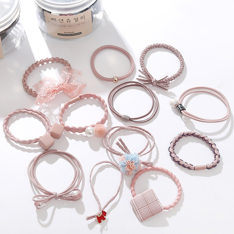 套装简约百搭发绳森系小清新弹力发圈头饰皮筋扎头发马尾发饰头绳在类目 饰品/流行首饰/时尚饰品新, 发饰中 - 来自Buy2taobao.com提供专业的淘宝代购服务