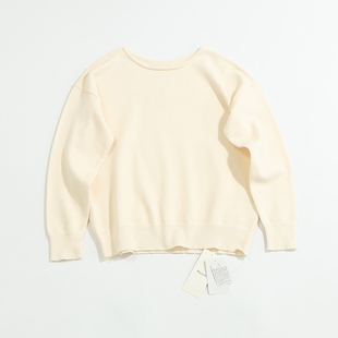 日单外贸秋冬款 打底衫 简约百搭套头长袖 女款 针织衫 BAL138