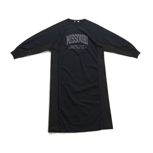 圆领套头宽松长款 日系森林系拼接款 连衣裙 日单外贸秋款 N421397