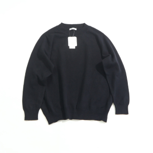 女款 ABA160 针织衫 日单外贸简约休闲圆领套头长袖 大码