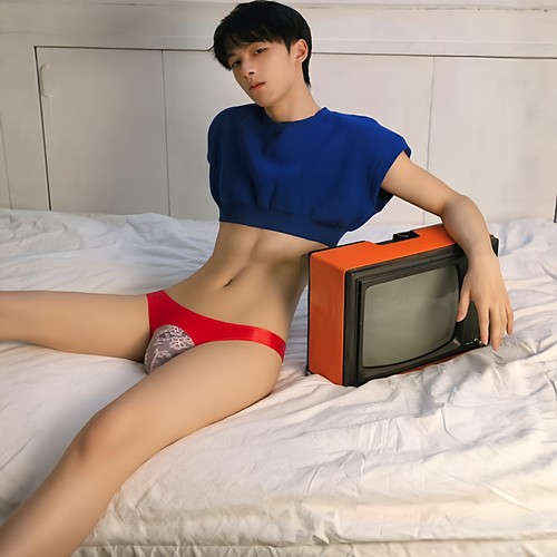 欲之低腰无痕男丁字裤透气