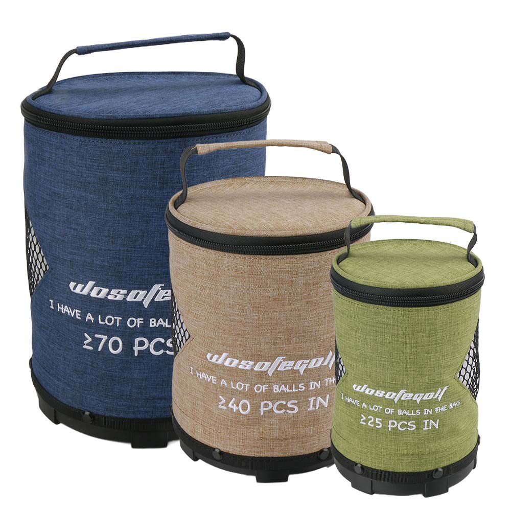 新款高尔夫球专用网袋底盘稳固防倒 golf装球袋3色可选简约手提式