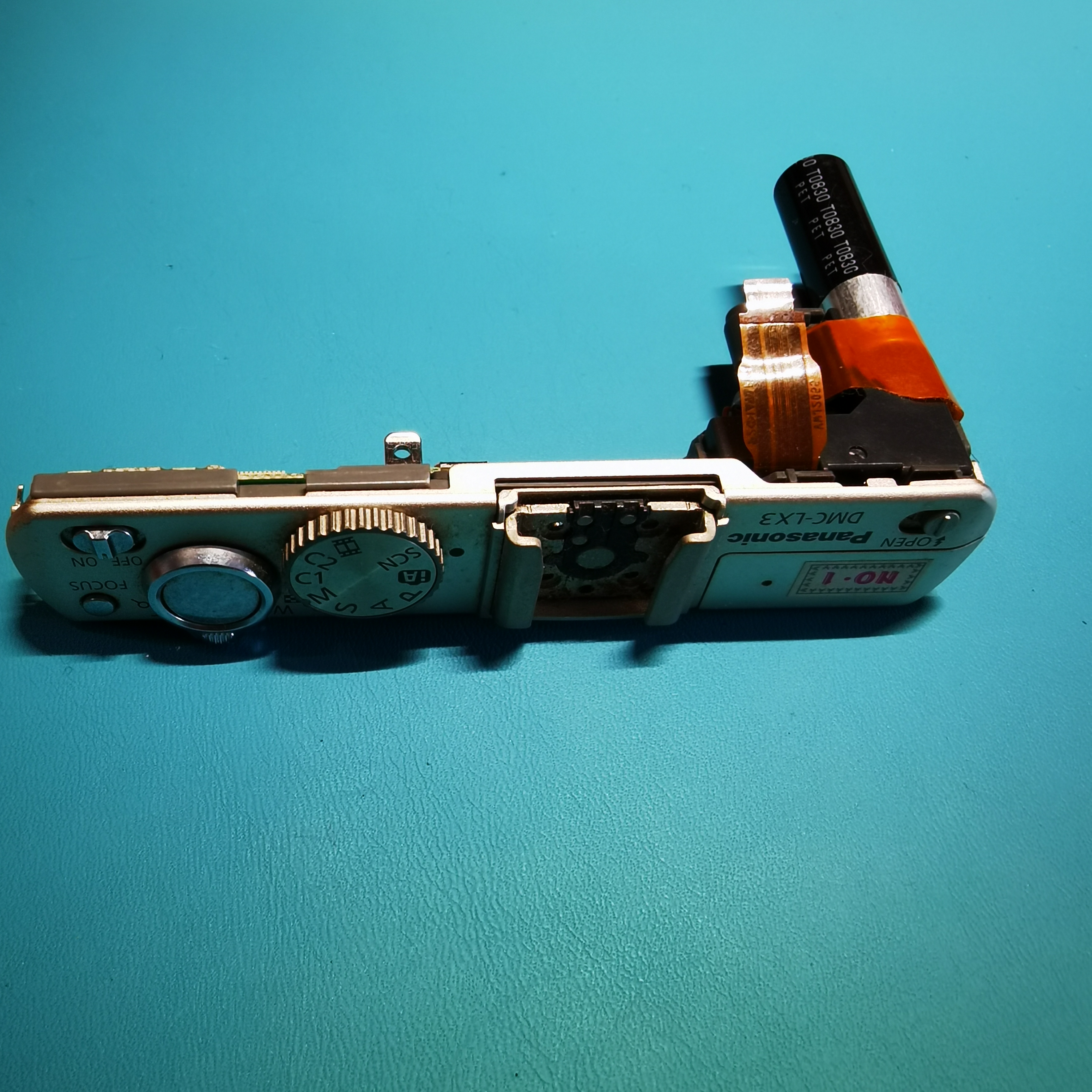 松下数码相机 LX3 顶盖板组件 闪光板 快门变焦开关板 模式开关