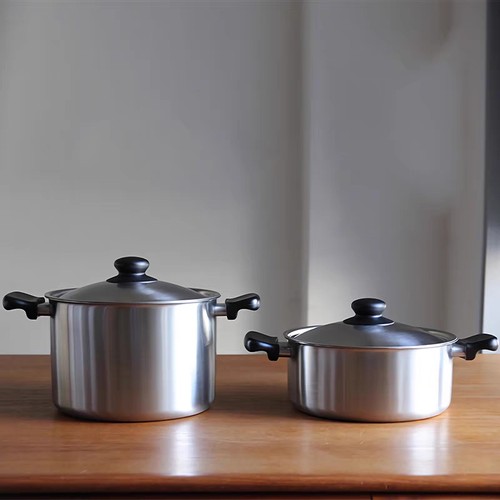 柳宗理加厚汤锅304不锈钢