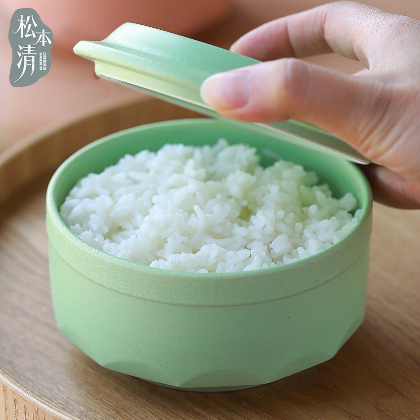 日本进口有田烧可微波炉蒸米饭蒸蛋钵瓦罐汤存饭罐陶瓷带盖保鲜