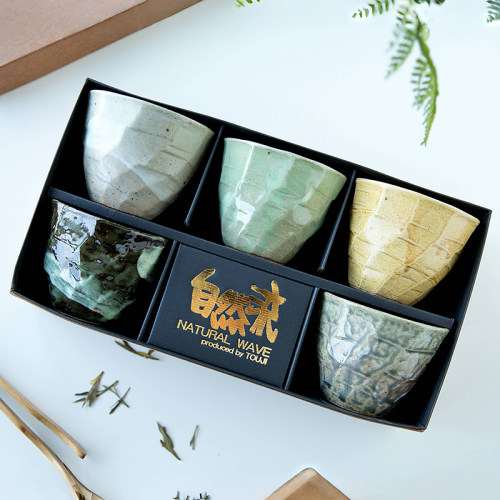 灶师窑日式釉下彩陶瓷茶杯