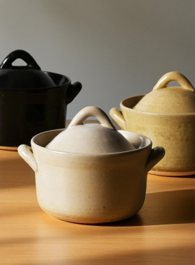 日本原装进口4th-market万古烧土锅深型砂锅老式煮饭锅煲汤日式