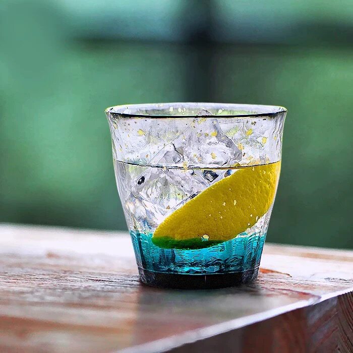 日本进口石冢硝子津轻手工玻璃杯