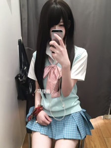 松蓝/原创正版JK制服套装格裙日系套头背心马甲女学院风校供软妹