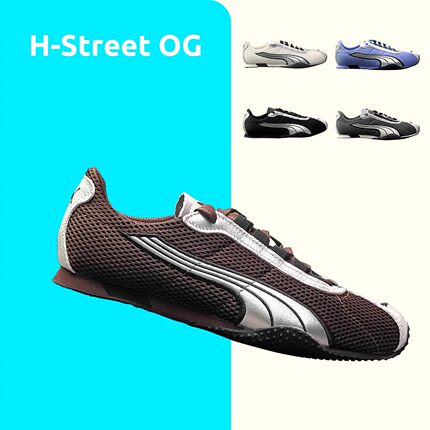 张凌赫同款PUMA H-STREET低帮男女鞋春夏网眼透气薄底T头鞋403692