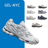 鞋 ASICS亚瑟士GEL 复古绿白翻毛皮慢跑鞋 女鞋 1203A383 NYC低帮男鞋