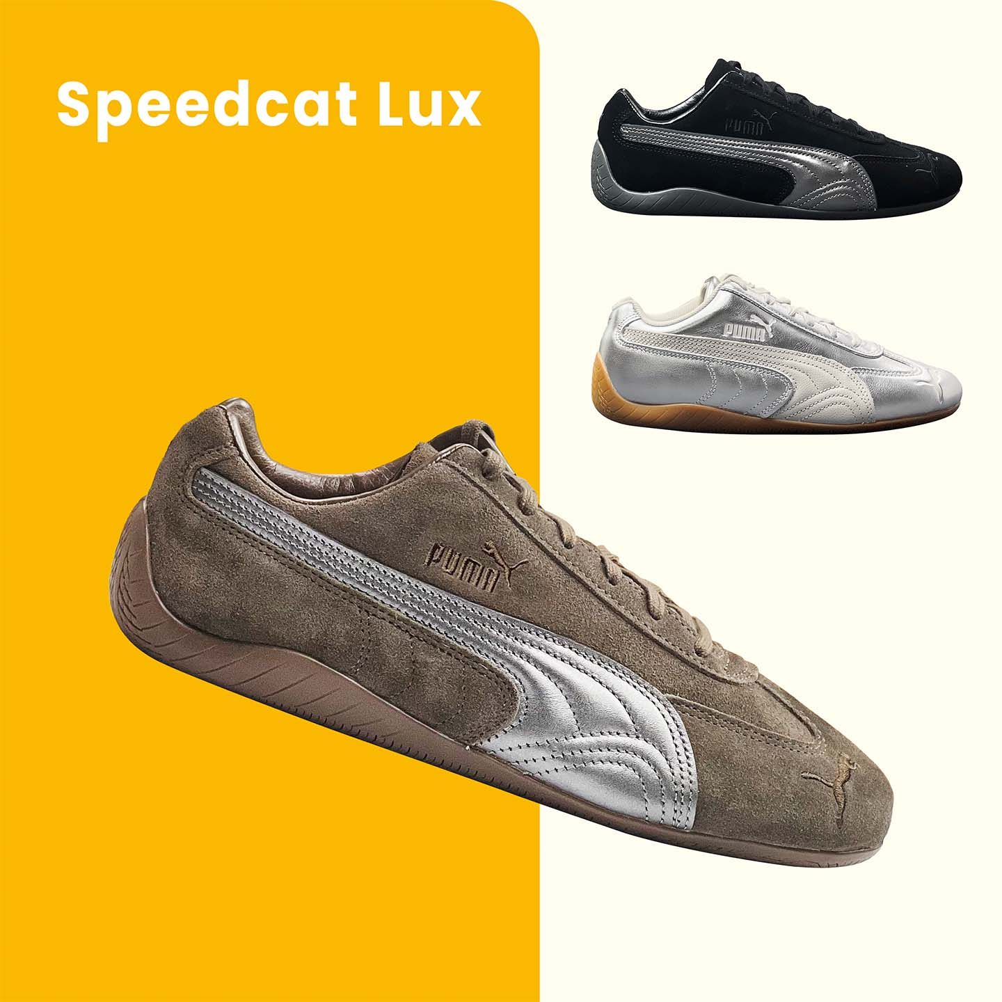 单依纯同款PUMA Speedcat Lux低帮男女鞋 翻毛皮薄底赛车鞋408198