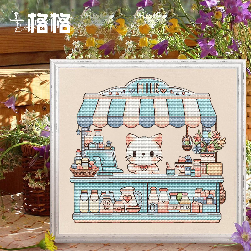 十格格十字绣法国DMC绣线套件