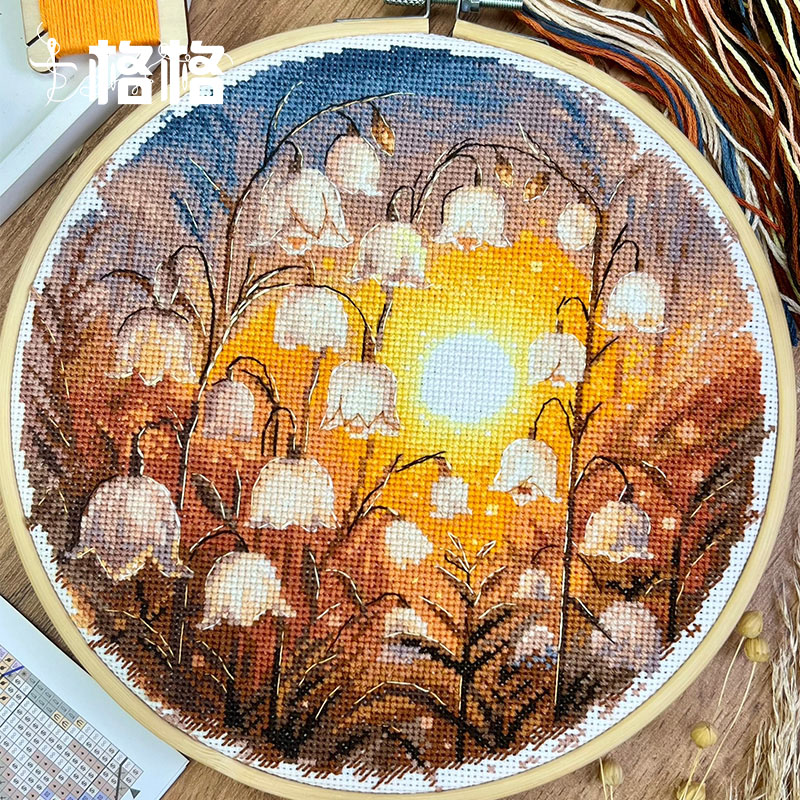 十格格十字绣法国DMC绣线套件