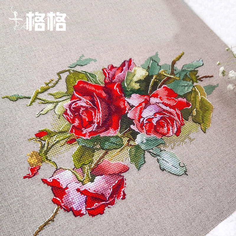 十格格十字绣法国DMC绣线套件