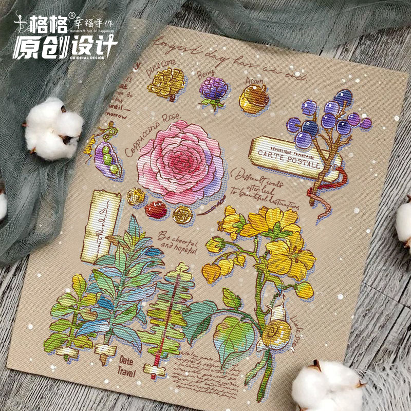 十格格十字绣法国DMC绣线套件