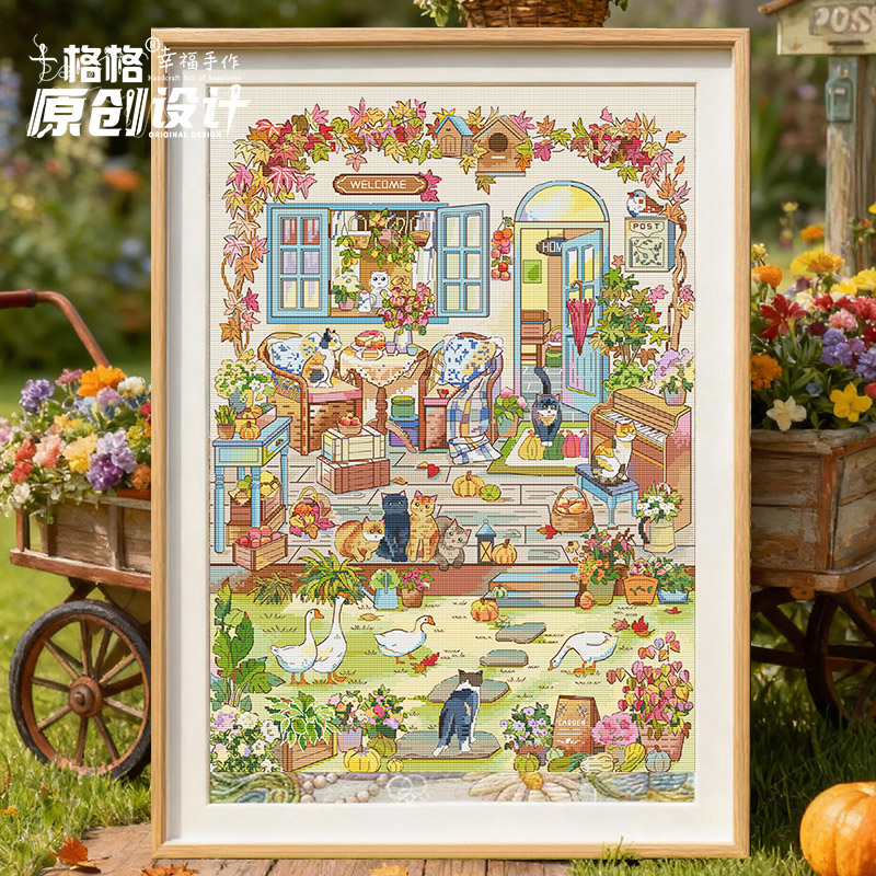 十格格十字绣法国DMC绣线套件