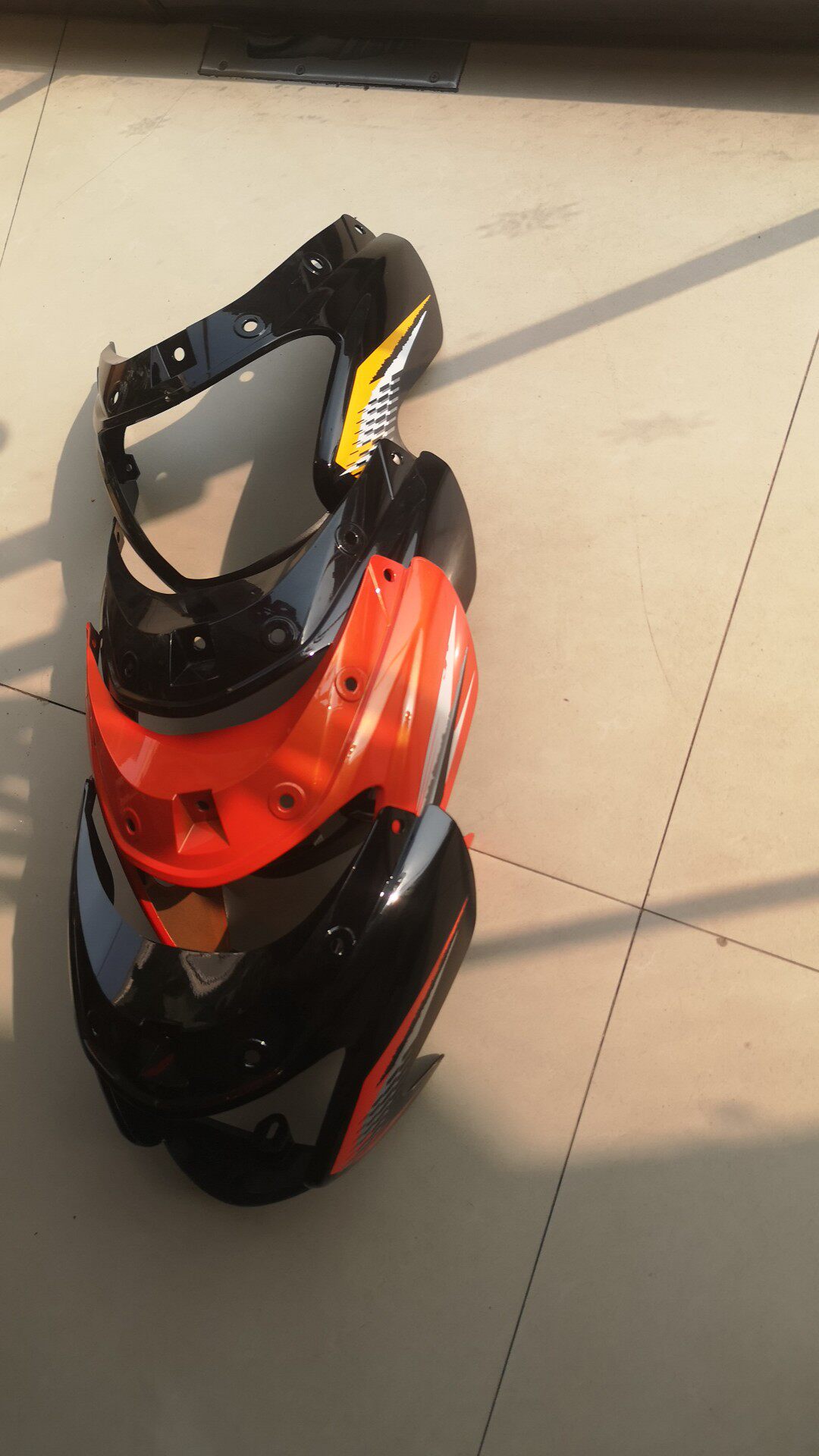 适用轻骑铃木摩托车骏龙qs125-2导流罩头罩原厂原配大灯罩外壳