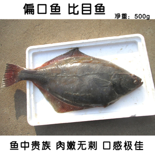 今天可顺丰发货净4斤 】新鲜的大偏口鱼比目鱼左口鱼鲽鱼鲜鱼