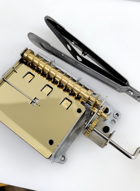 改装维修30音手摇纸带DIY谱曲机芯黄铜齿轮八音盒音乐盒配件