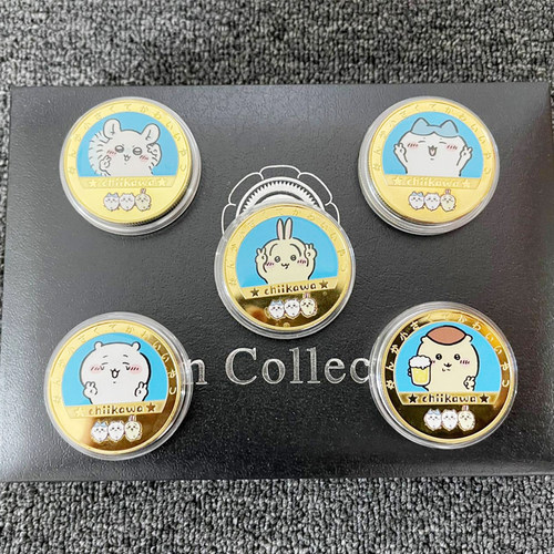 吉伊卡哇硬币乌萨奇吉伊小八纪念礼物chiikawa周边动漫纪念币