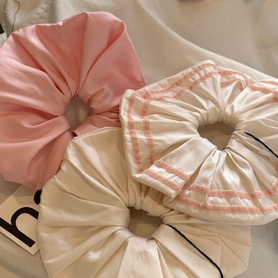 hai英国马尾发圈真丝甜美个性