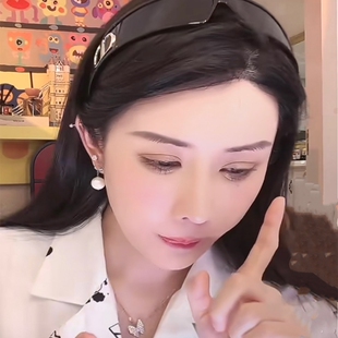 韦雪同款高质感墨镜发箍CD字母两用气质发饰头箍二合一连体镜发箍