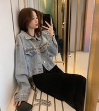 秋季 夹克上衣春秋装 宽松2019新款 牛仔外套女韩版 网红初秋百搭短款