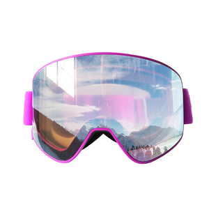 PROPRO滑雪镜护目镜女滑雪眼镜单板双板透气高清防雾磁铁男滑雪镜