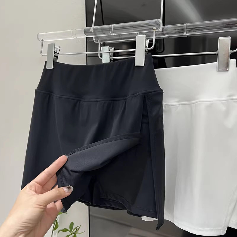 美式复古半身裙女2026新款春夏季防走光运动瑜伽短裙健身包臀裙裤