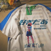 T恤男 JK日常短袖 Daiwing观察地球第18年 可盐可甜动漫少女二次元