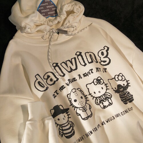 男女连帽卫衣宽松百搭情侣帽衫