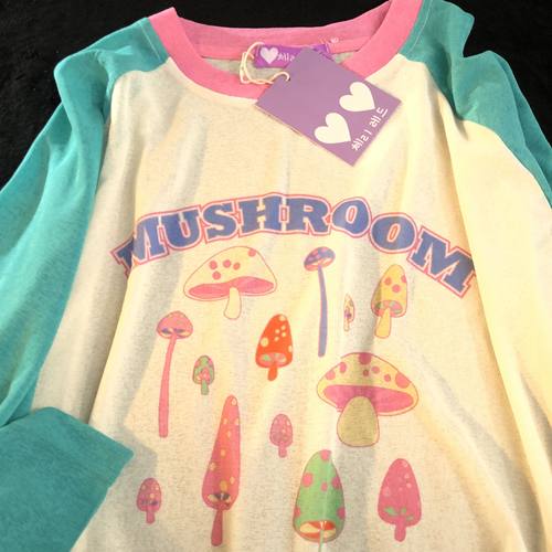 Daiwing插肩袖防晒透气拼色长袖