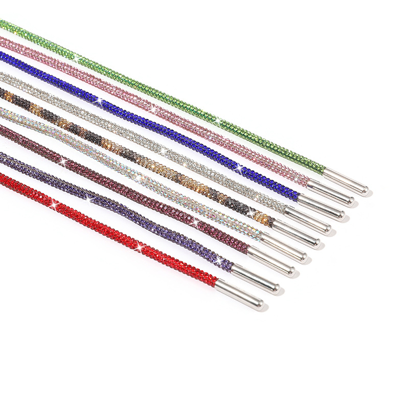 2条装钻石鞋带闪钻水晶鞋绳