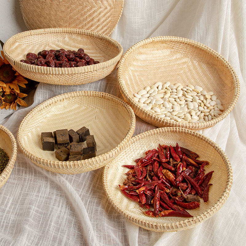 农家腾越手工制品篮子竹编簸箕