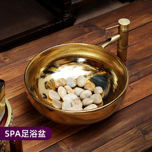 泰式spa陶瓷台上盆卫生间