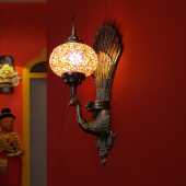 异丽2022新款 卧室床头轻奢壁灯客厅楼梯电视背景墙壁灯户外铁艺灯