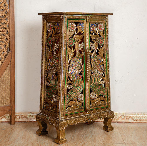 异丽东南亚风进门餐厅玄关柜