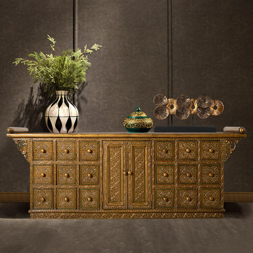 异丽东南亚风格家具泰国仿古卧室