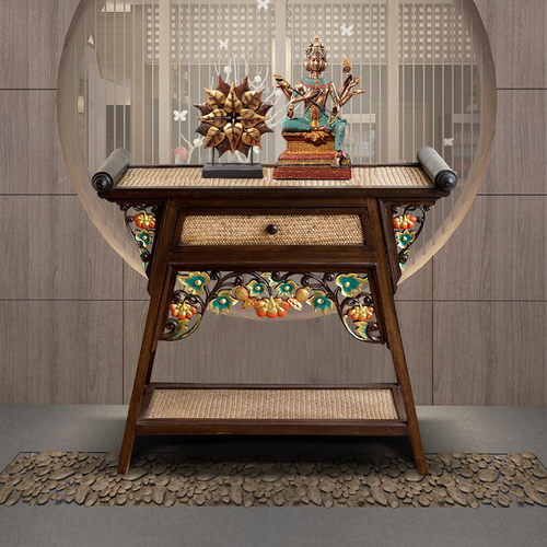 异丽仿古实木中式供奉佛堂桌子