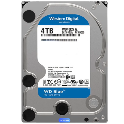 WD/西数WD40EZRZ 4TB蓝盘256M电脑机械数据盘台式机硬盘WD40EZAX