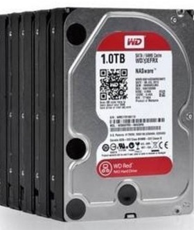 WD/西部数据WD10EFRX 1TB硬盘1T红盘64M NAS硬盘 台式机硬盘
