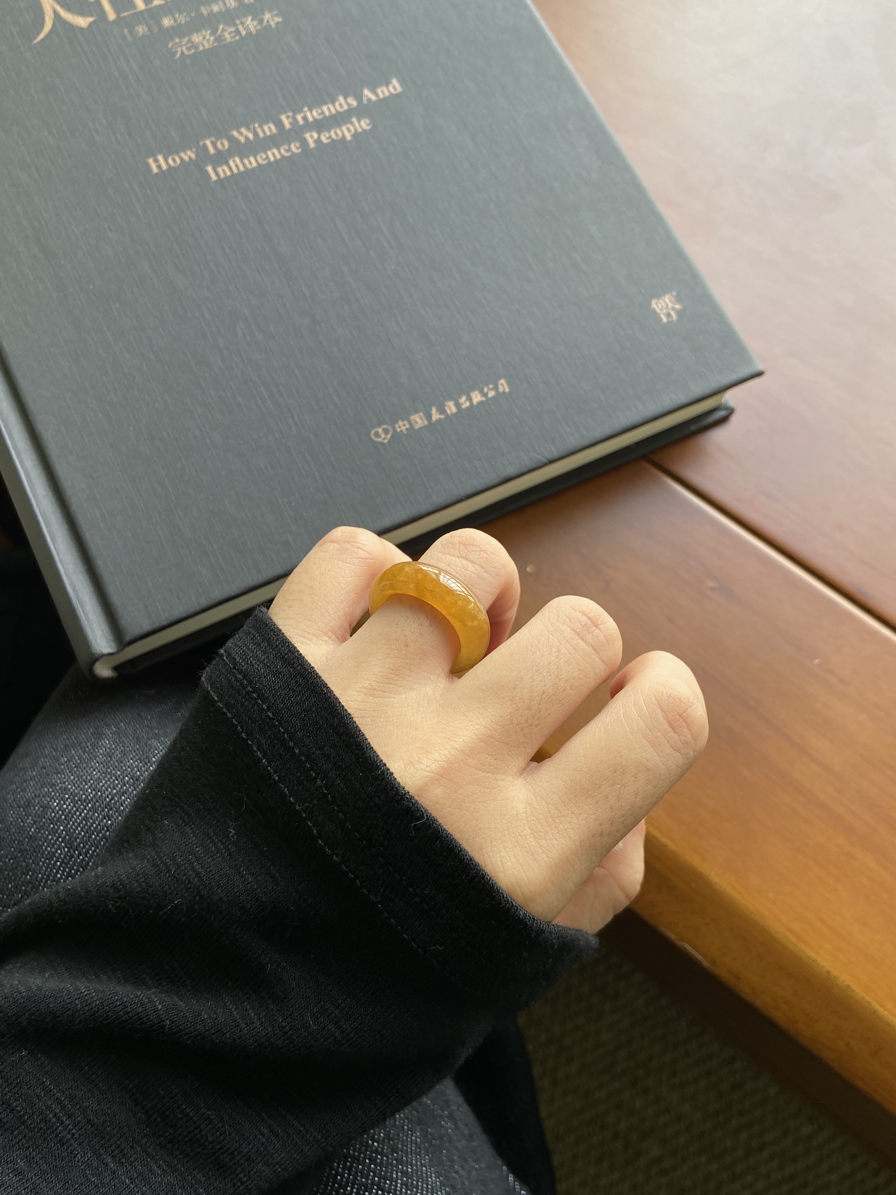 10号圈A货黄红翡戒指满色翡翠戒圈指环男女款