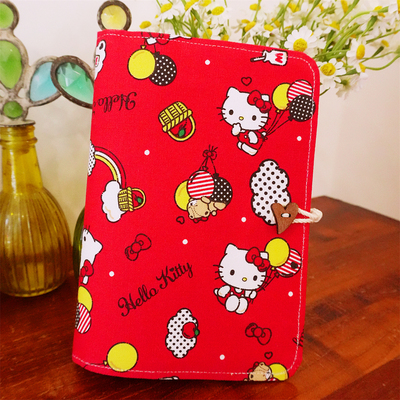 hellokitty新款优质布料A6手账本